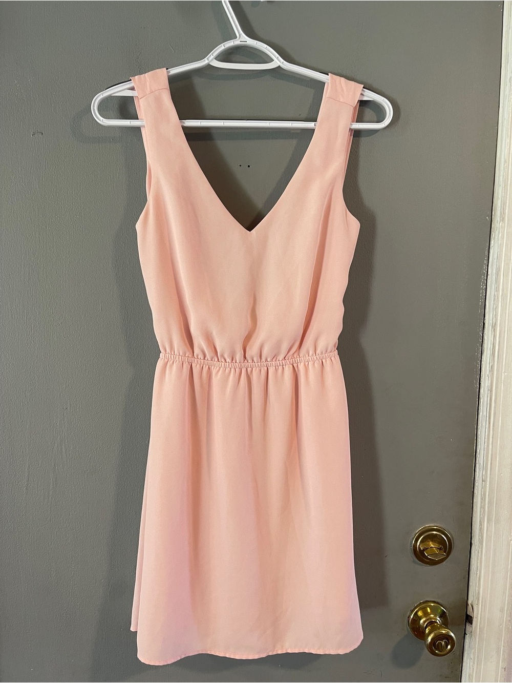 TOBI back drop mini dress size S